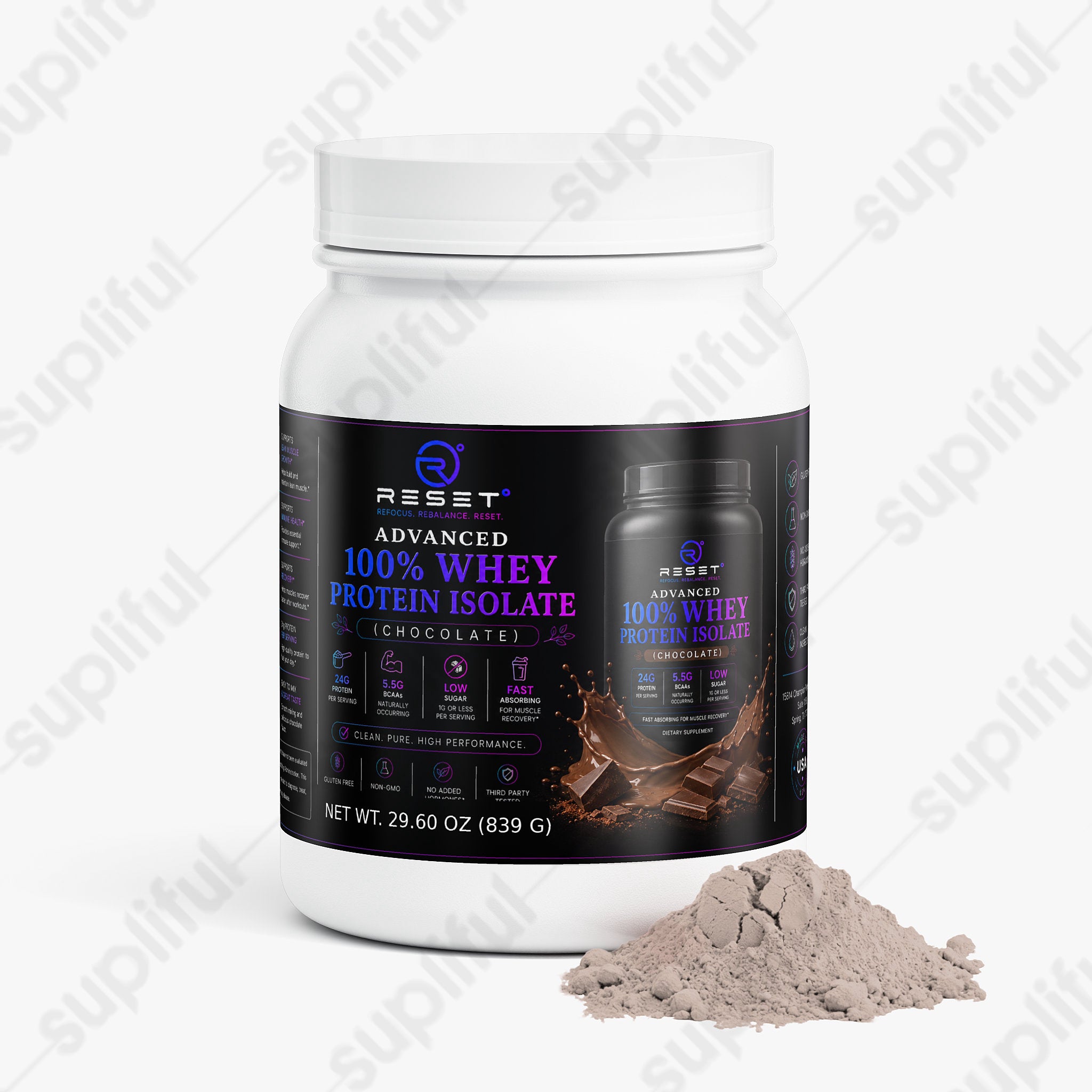 Advanced 100% Whey Protein Isolate (Chocolate)