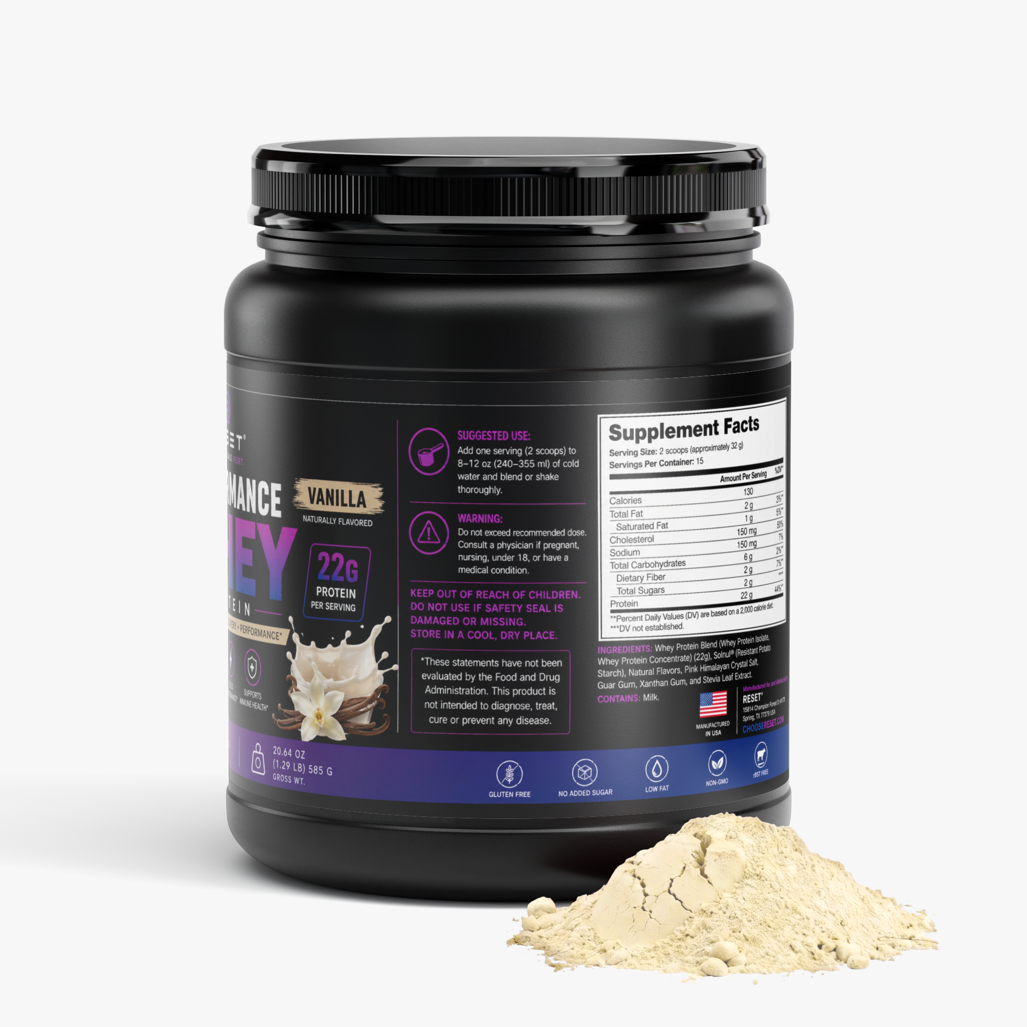 Performance Whey Protein Blend (Vanilla)