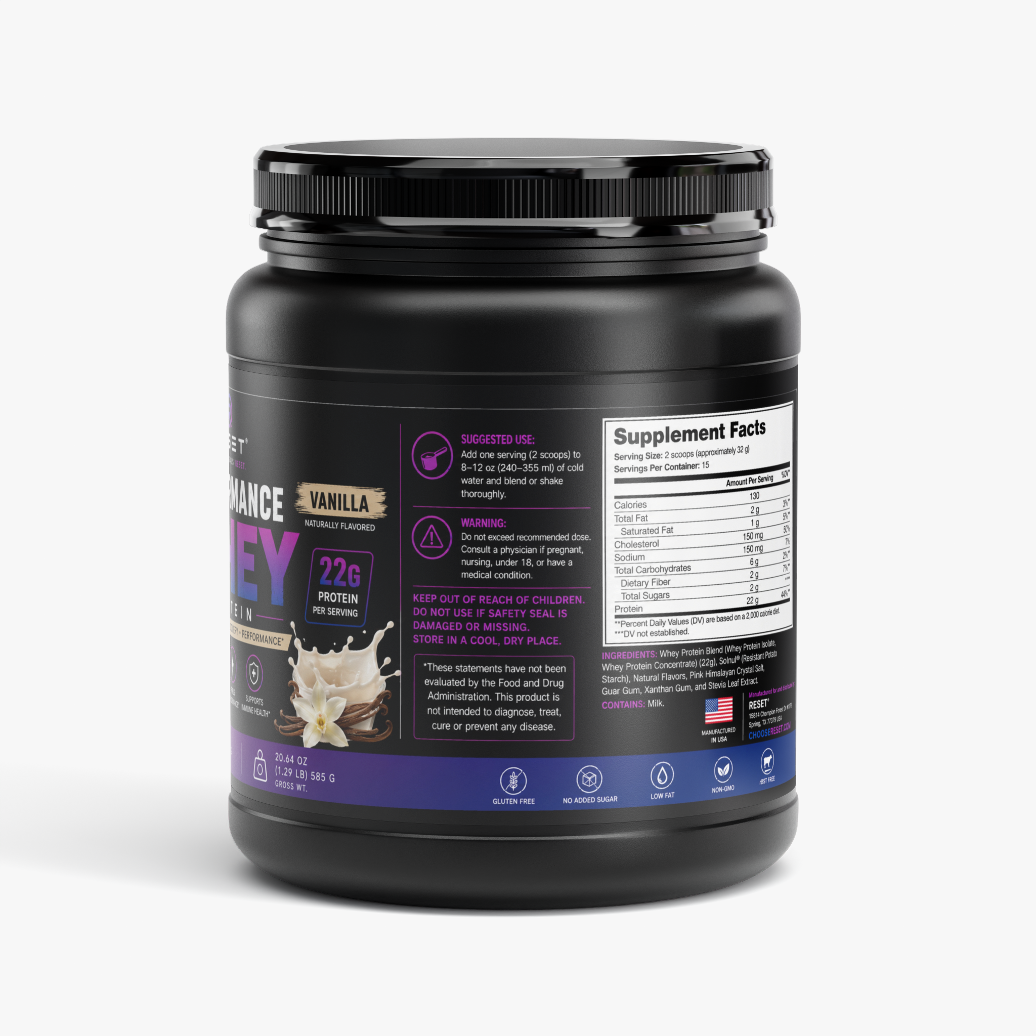 Performance Whey Protein Blend (Vanilla)