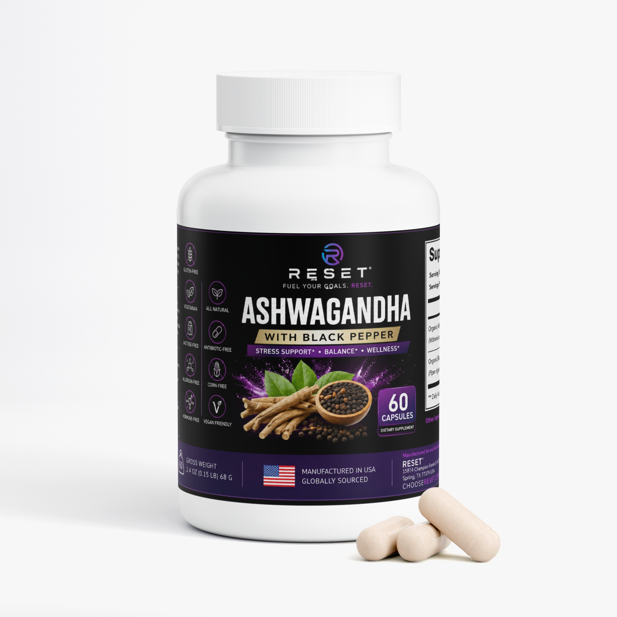 Ashwagandha with Black Pepper