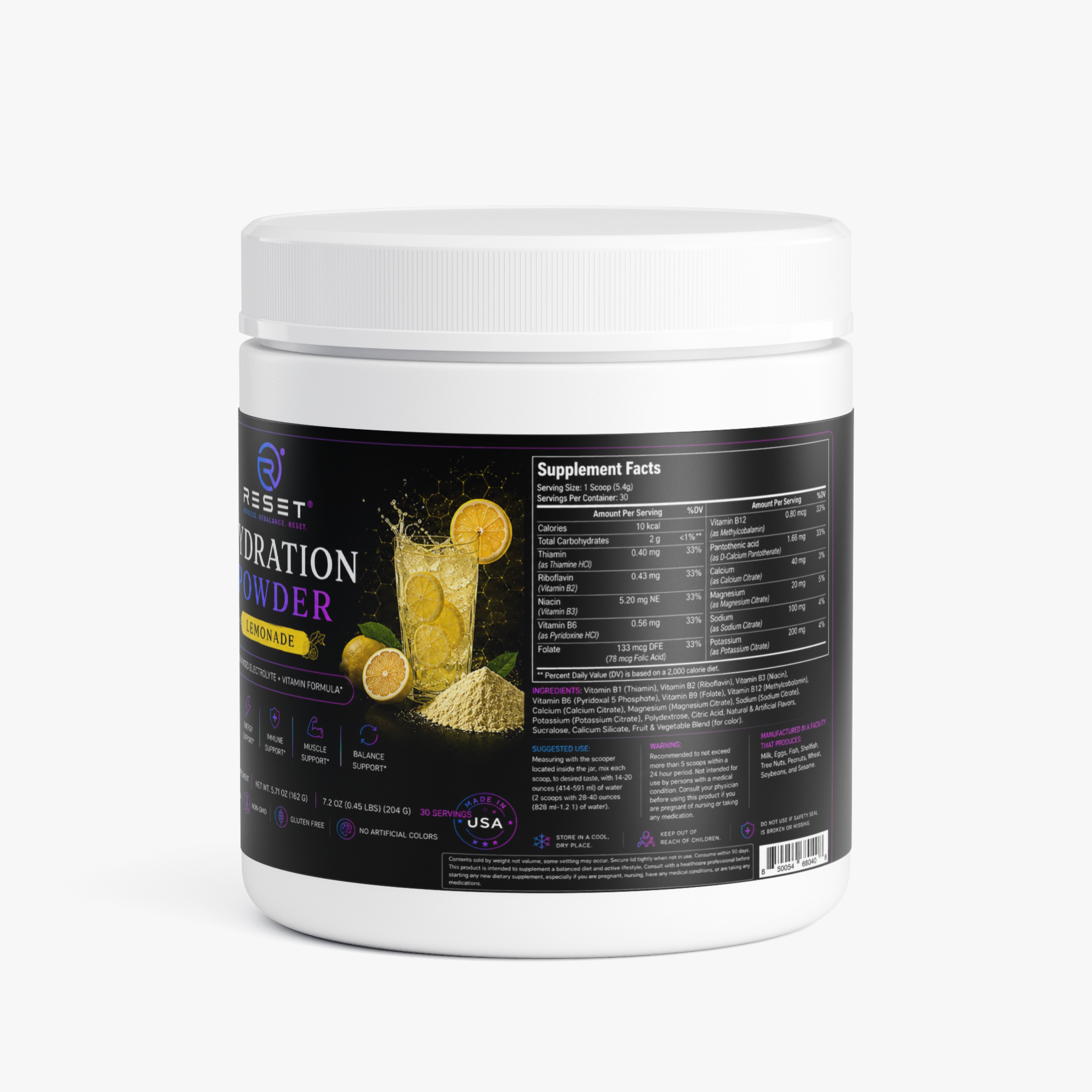 Hydration Powder (Lemonade)