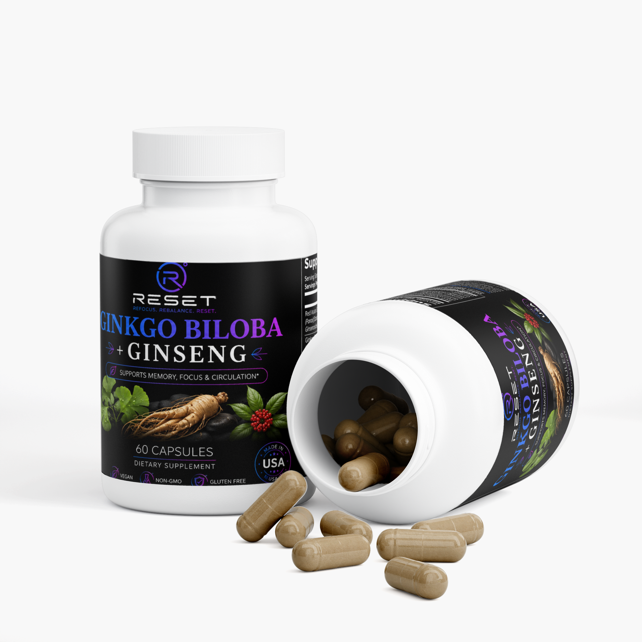 Ginkgo Biloba + Ginseng