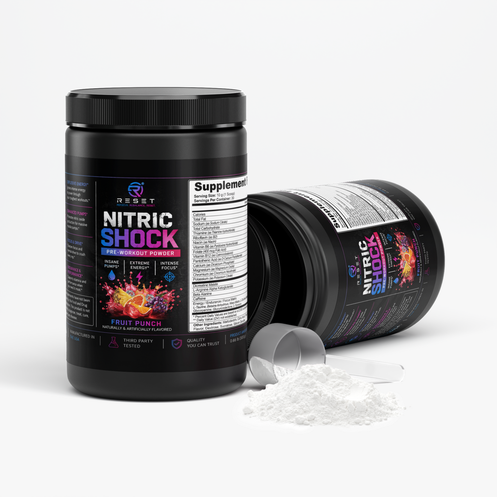 Nitric Shock Pre-Workout Powder (Fruit Punch)
