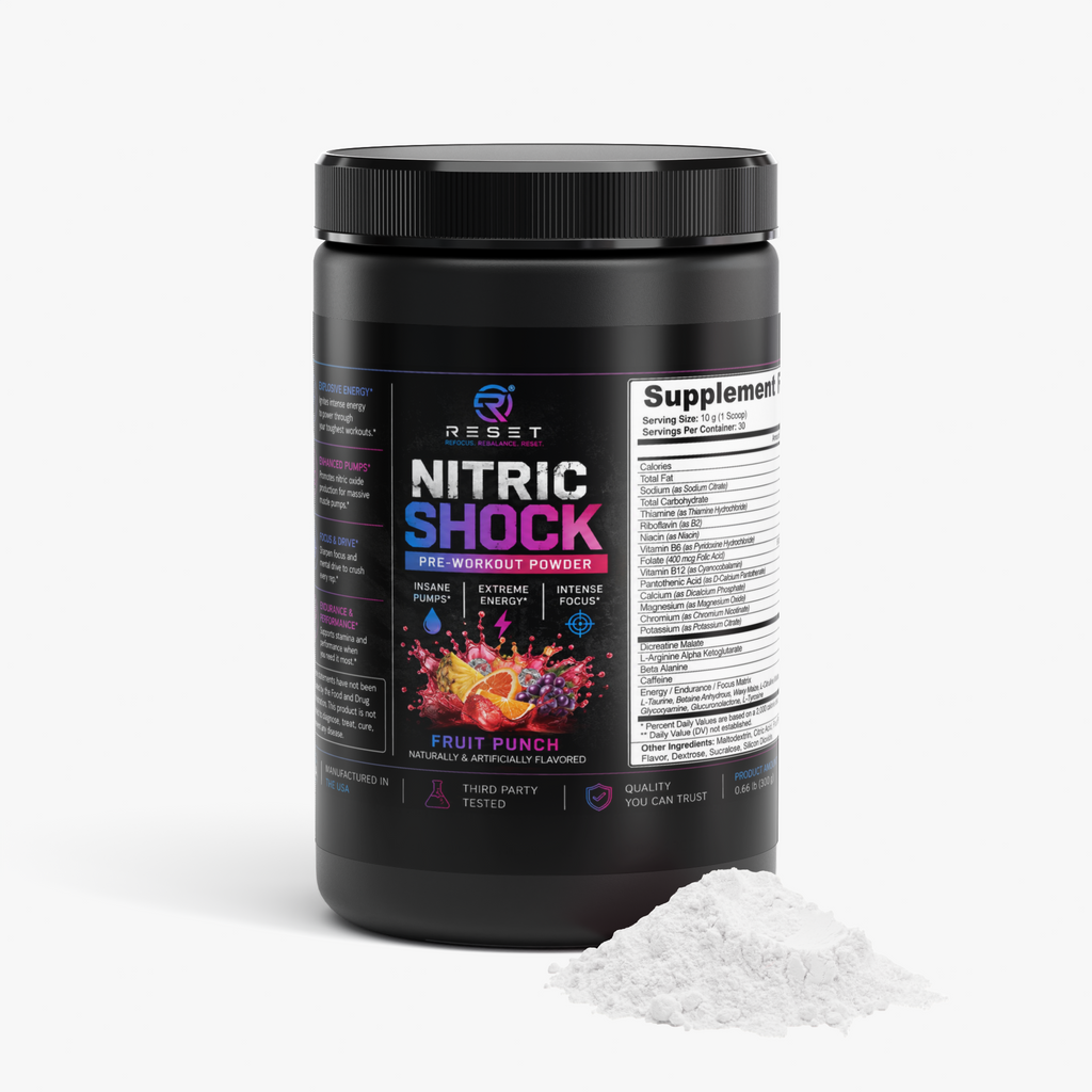 Nitric Shock Pre-Workout Powder (Fruit Punch)
