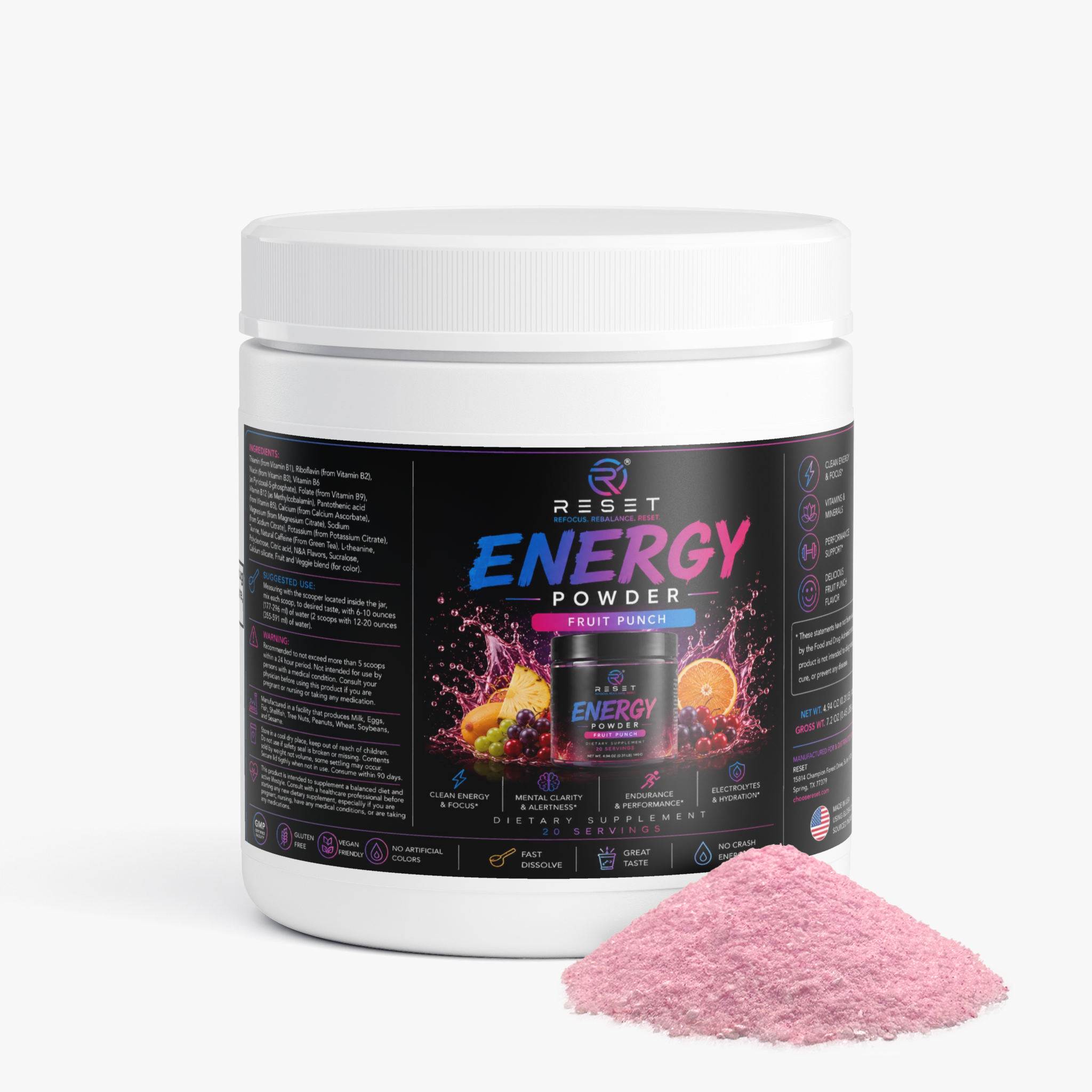Energy Powder (Fruit Punch)