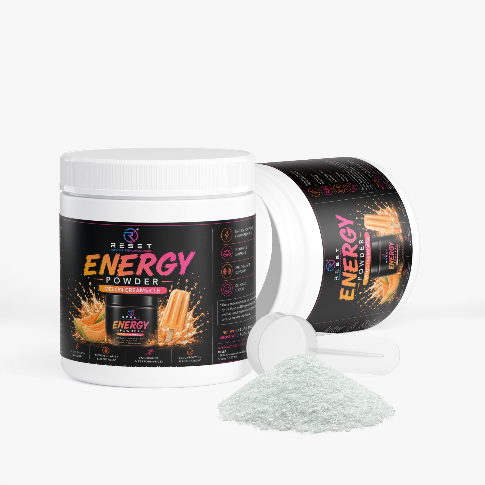 Energy Powder (Melon Creamsicle)