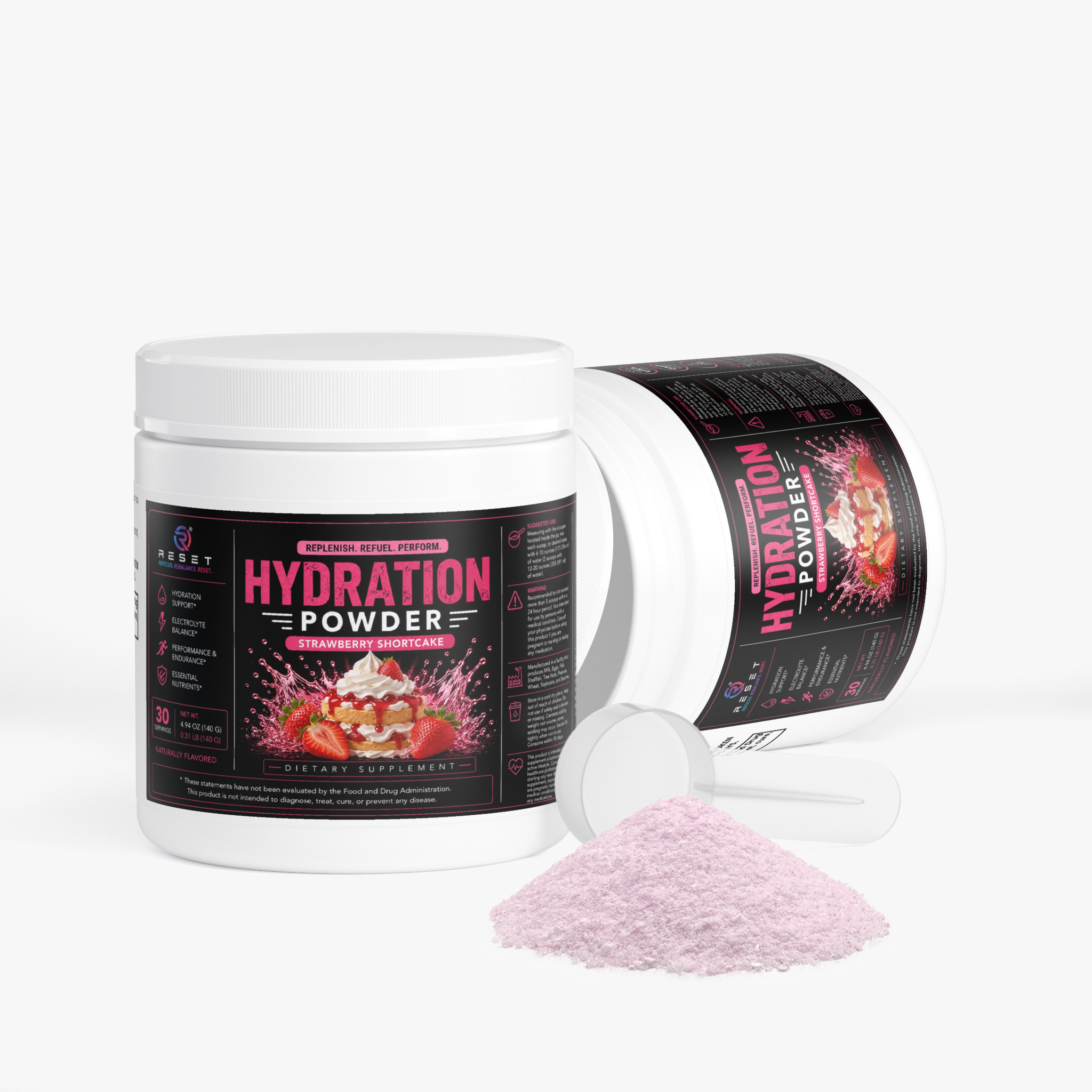 Energy Powder (Strawberry Shortcake)