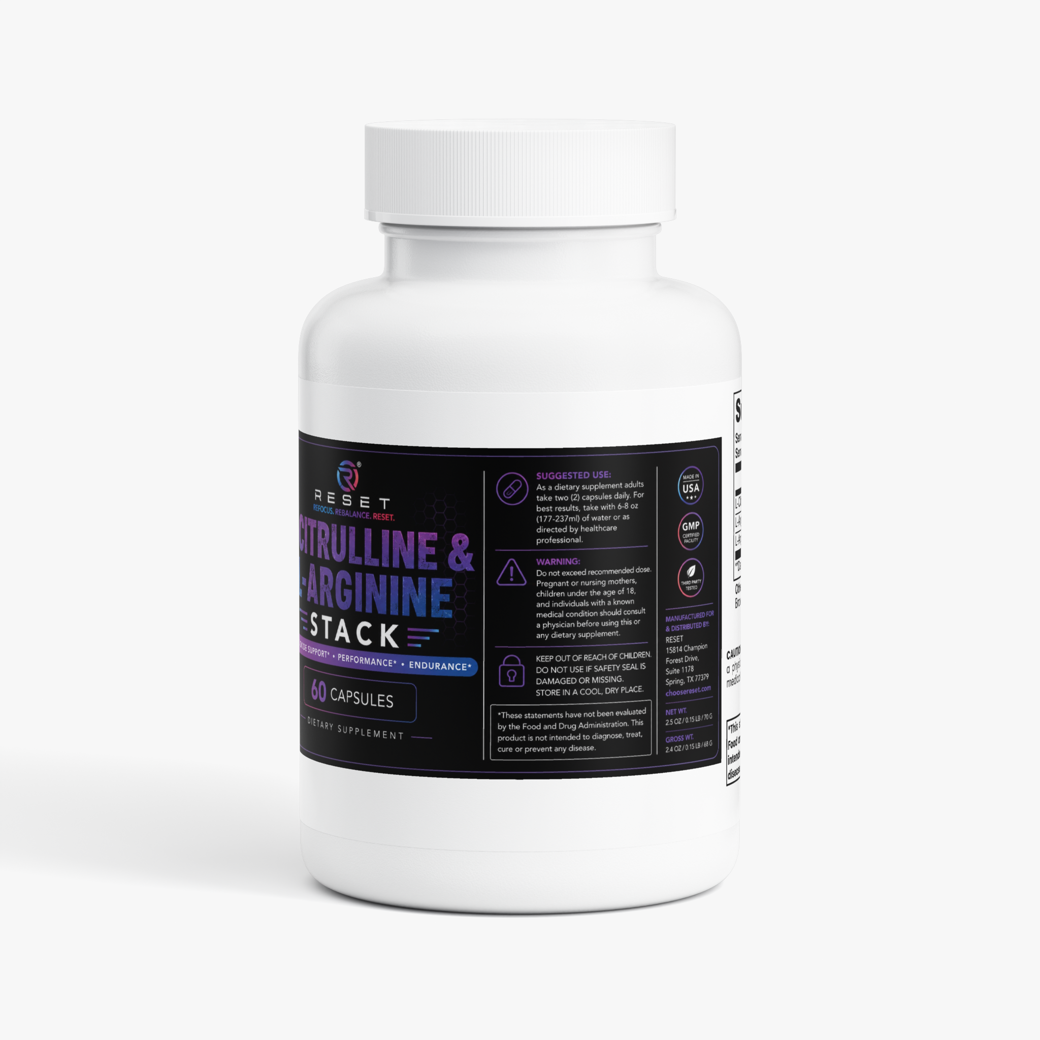 L-Citrulline & L-Arginine Stack