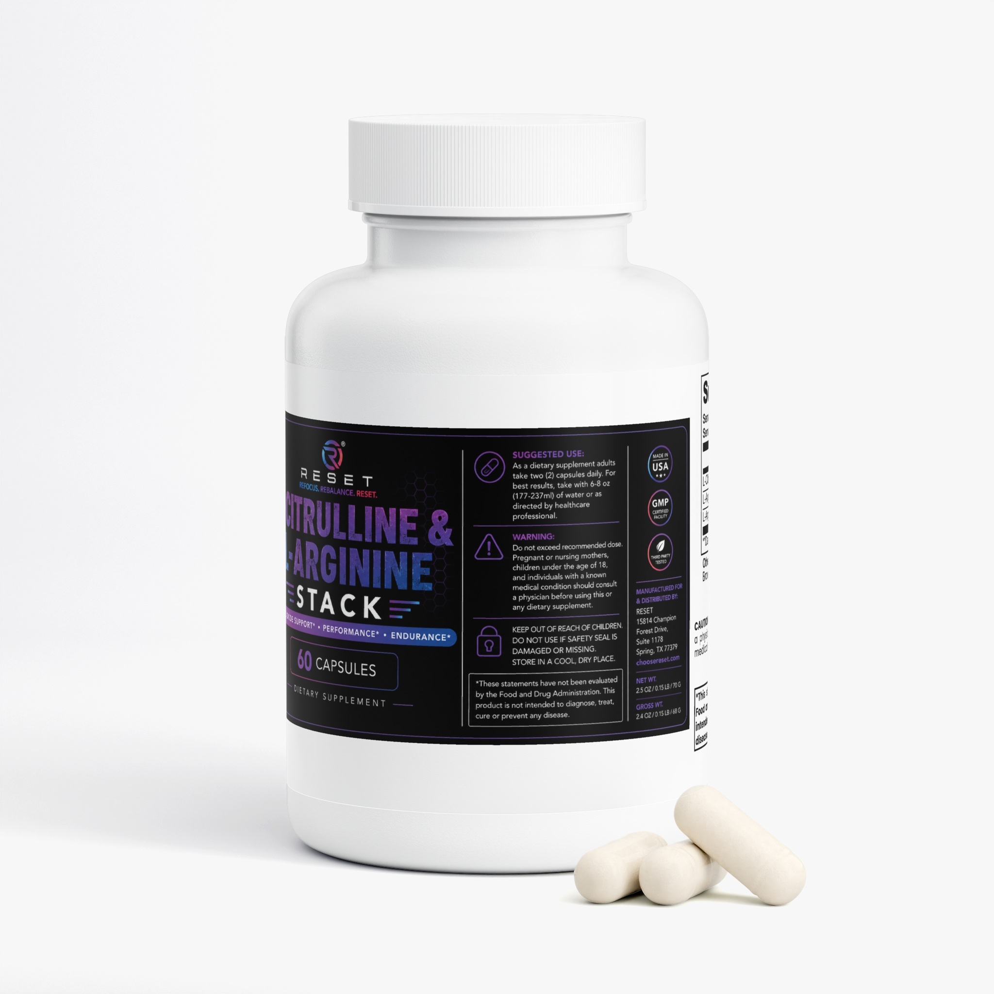 L-Citrulline & L-Arginine Stack