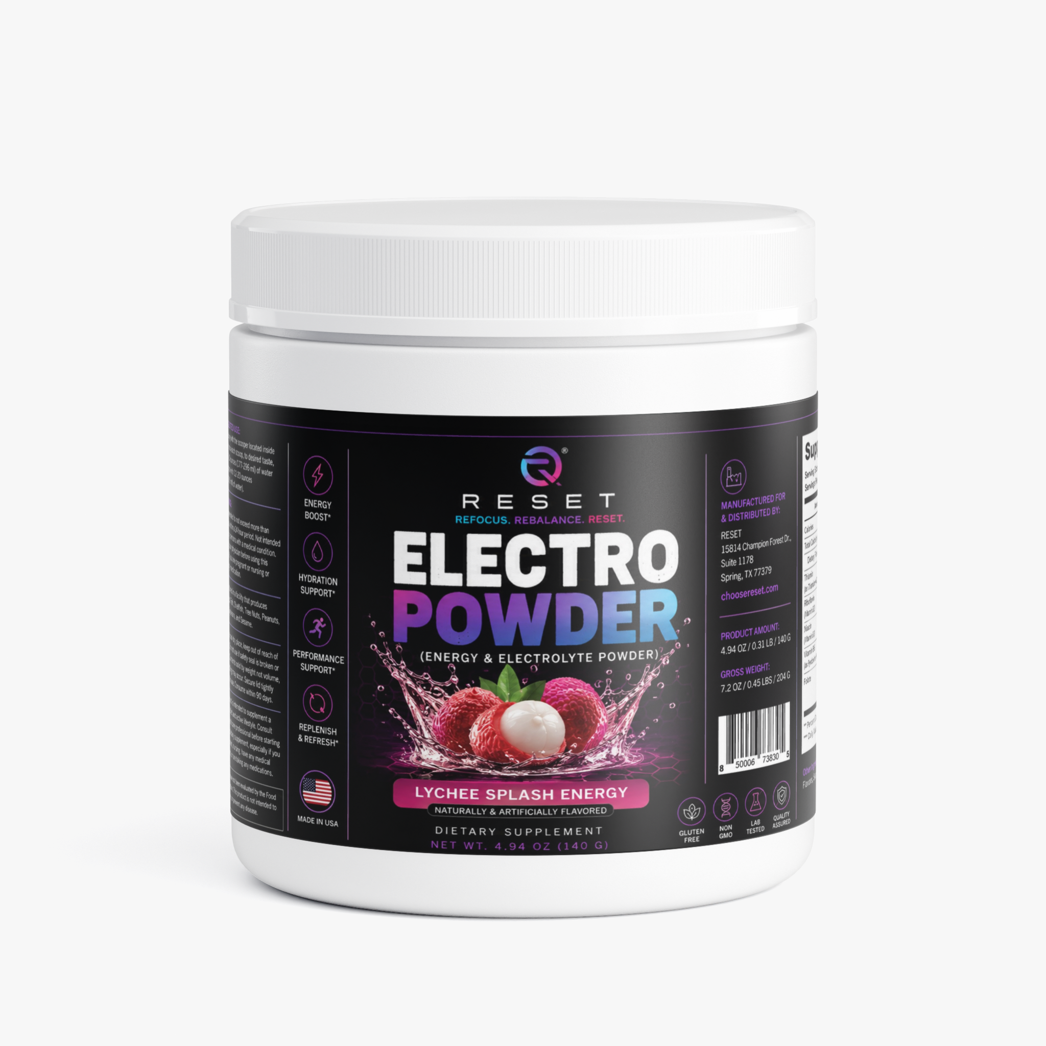 Energy Powder (Lychee Splash Energy)