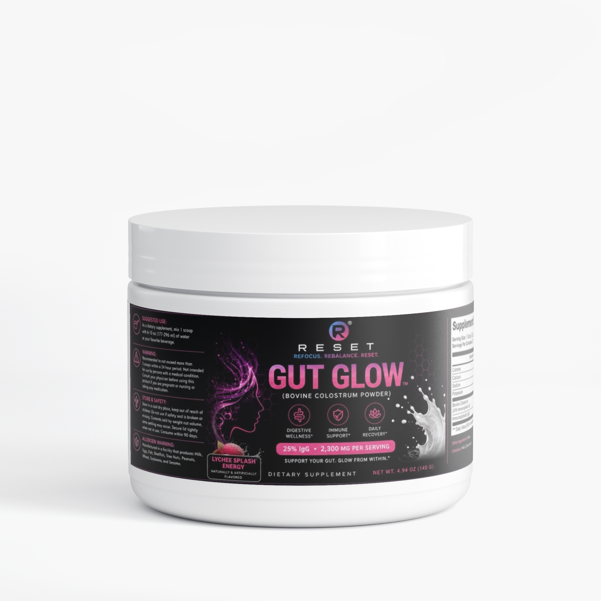 Gut glow Colostrum Powder