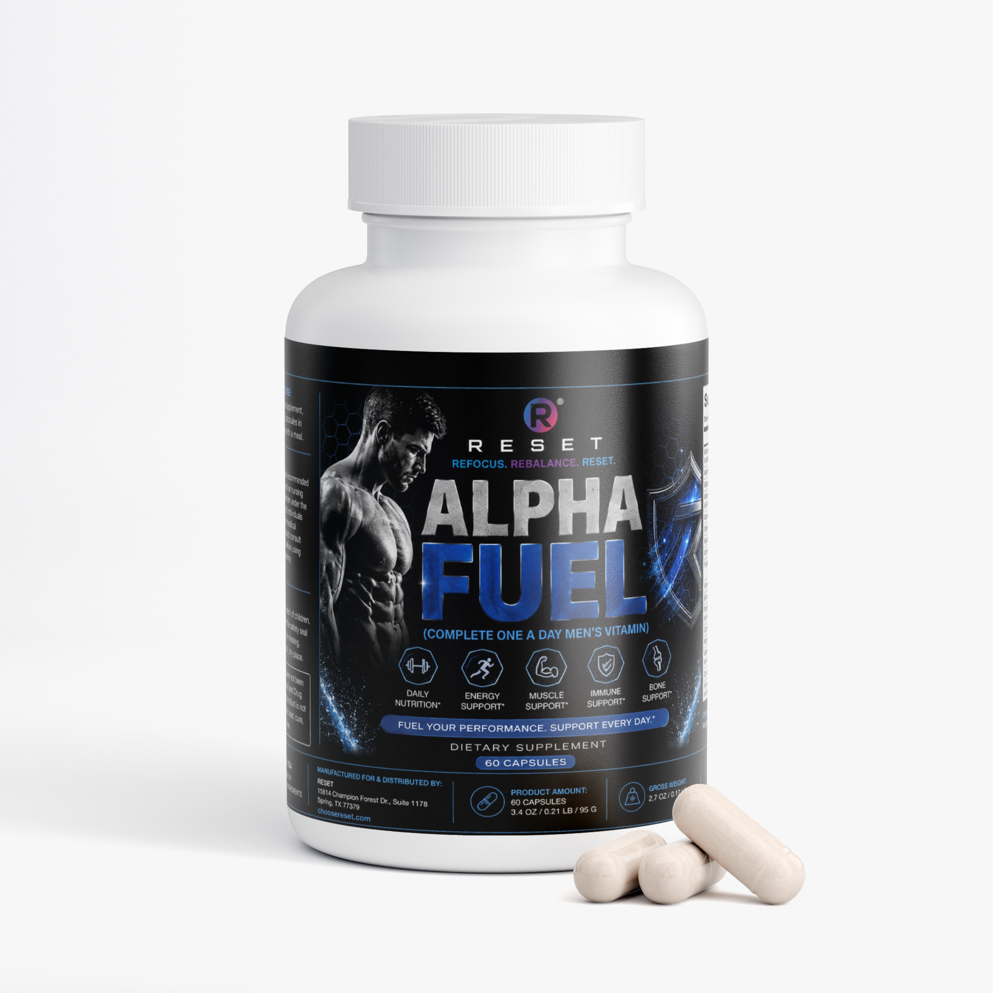 Alpha male daily Complete Multivitamin