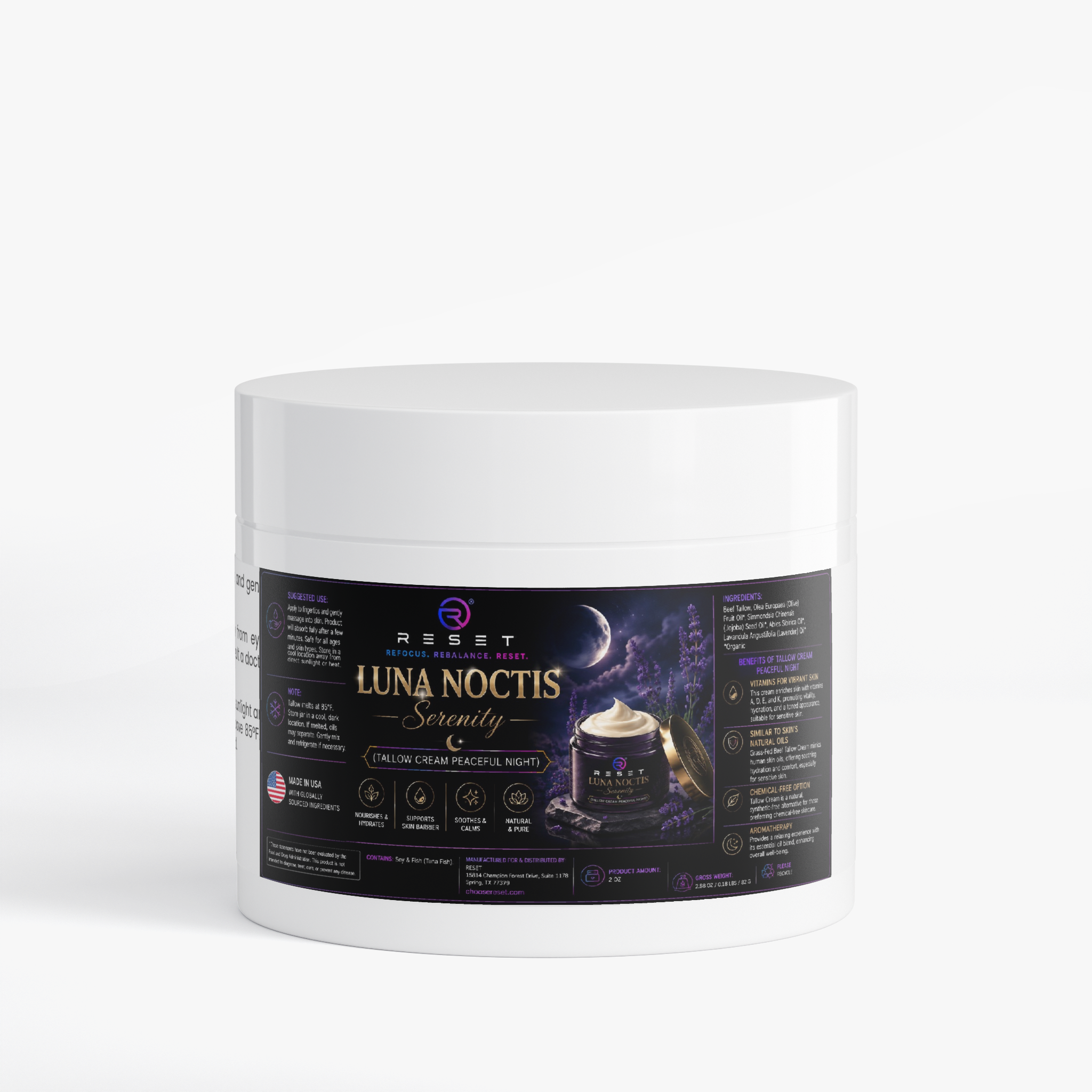 Tallow Cream Peaceful Night