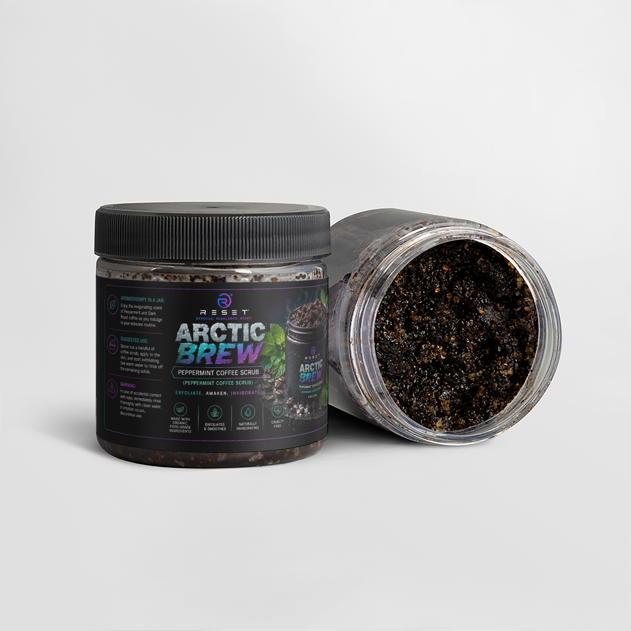 Artic Brew Peppermint Coffee Scrub