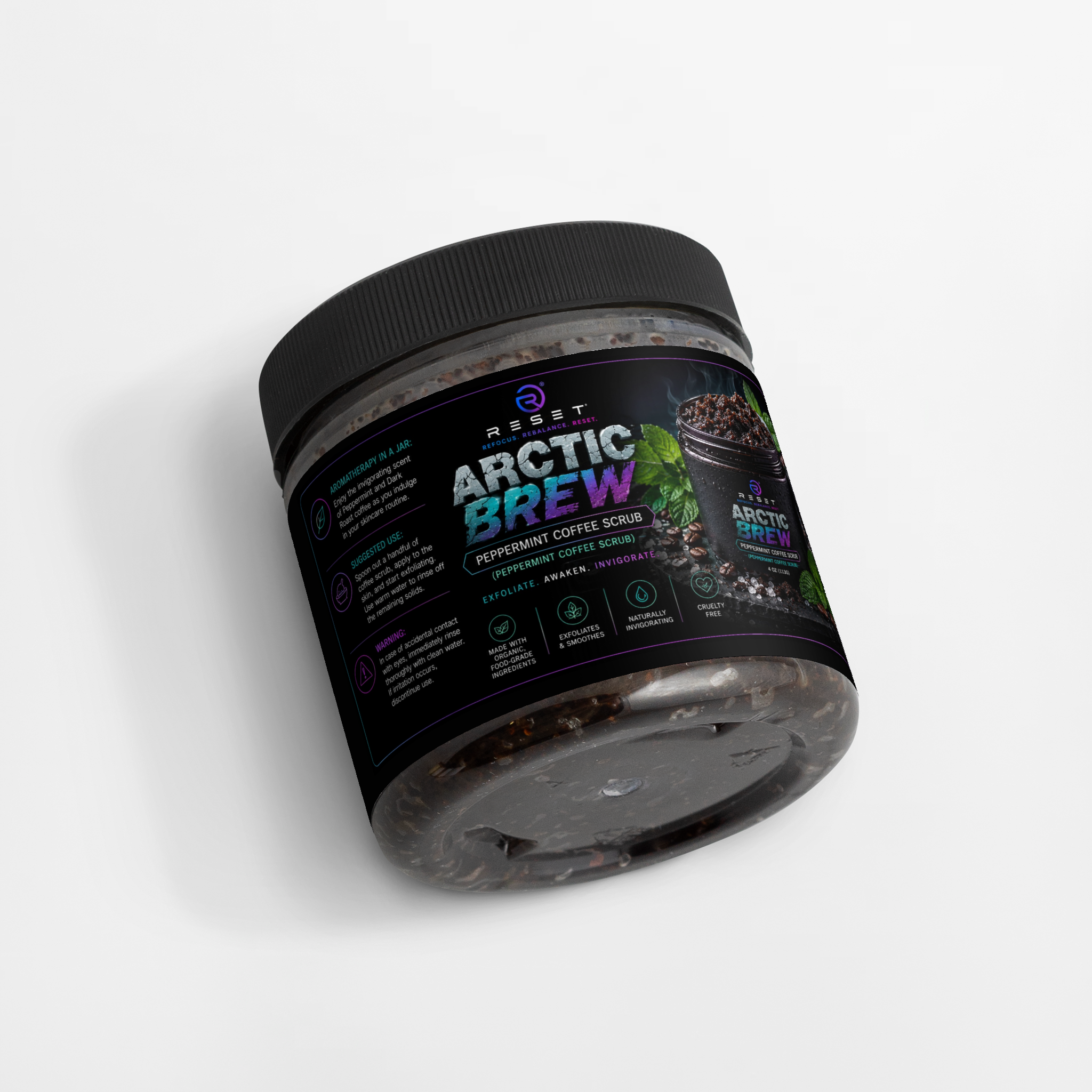 Artic Brew Peppermint Coffee Scrub
