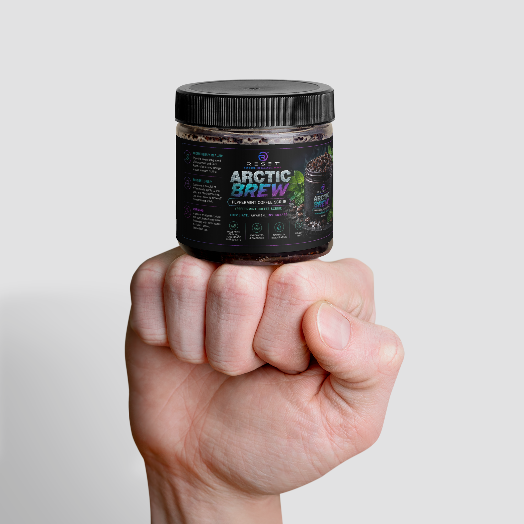 Artic Brew Peppermint Coffee Scrub