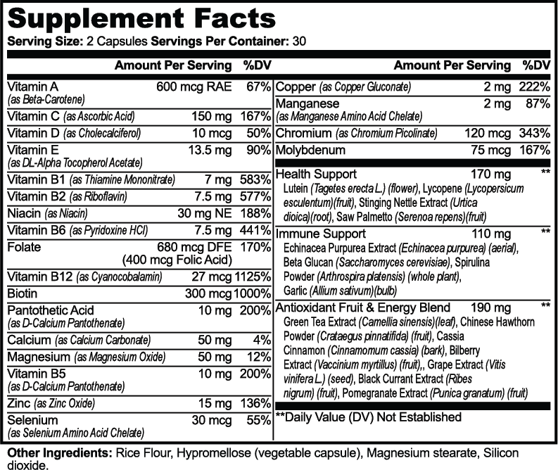 Daily Complete Multivitamin