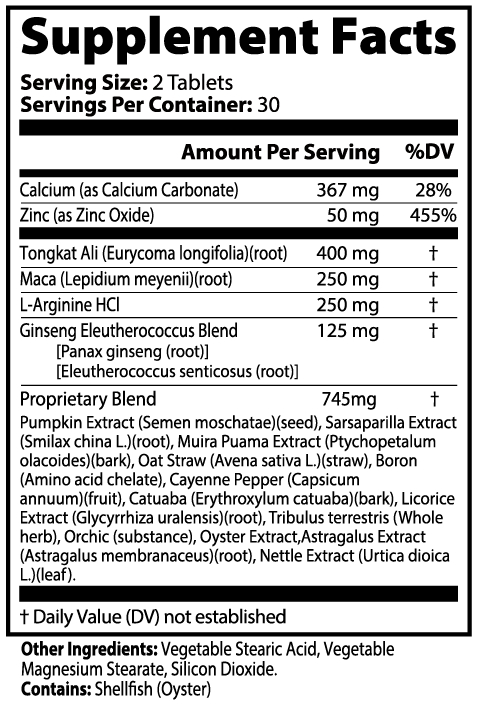 Daily Men's Vitality supplement