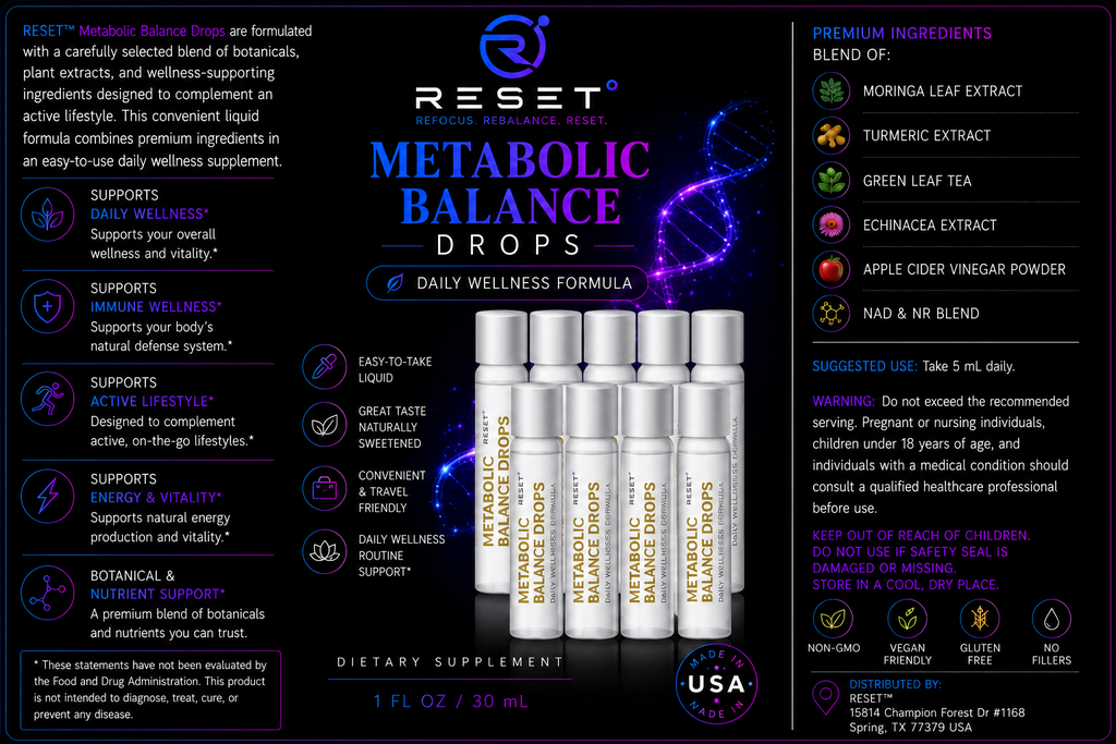 Metabolic balance drops